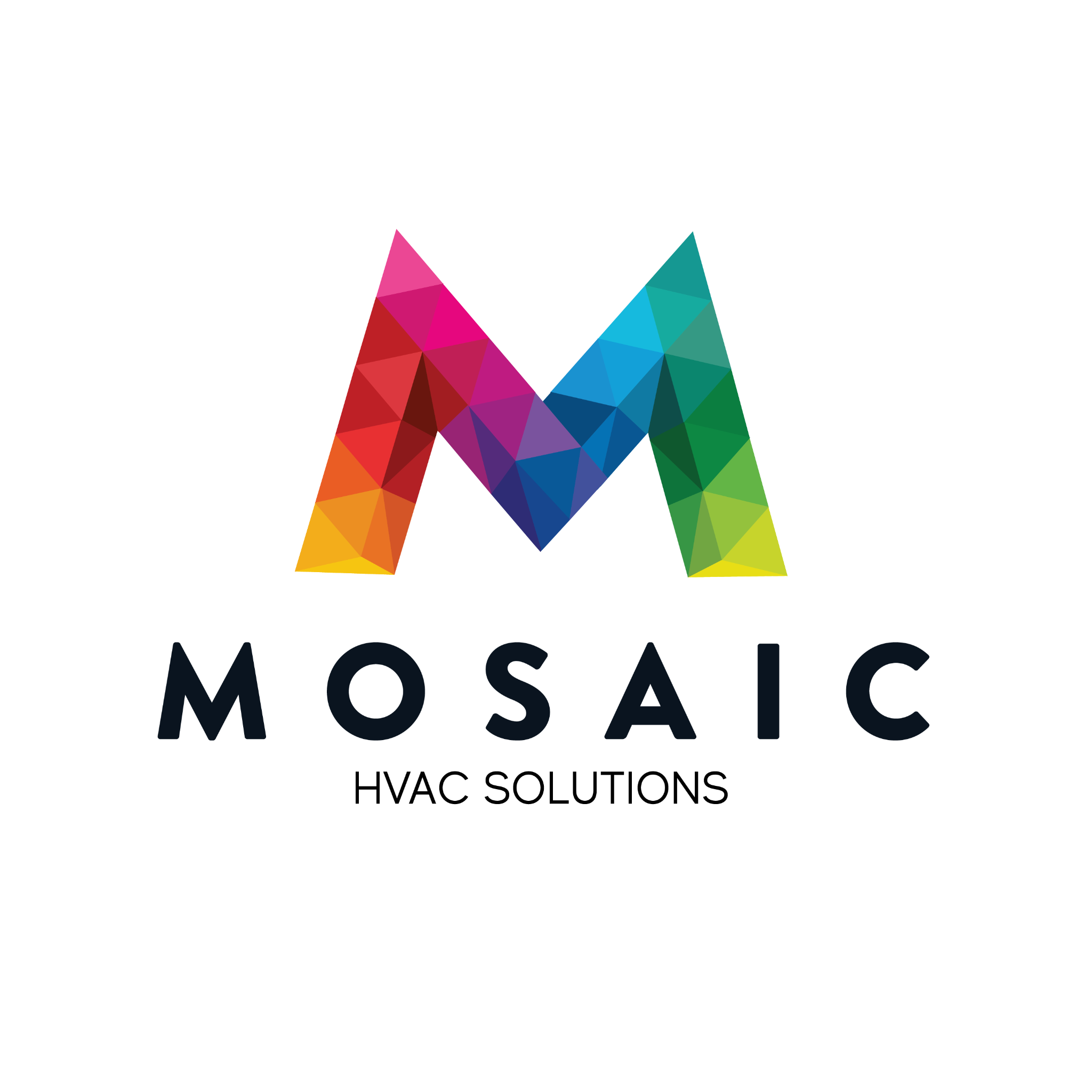 Mosaic HVAC Solutions logo for mechanical infrastructure